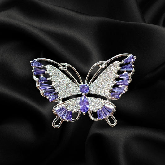 Celestial Amethyst Butterfly Ring